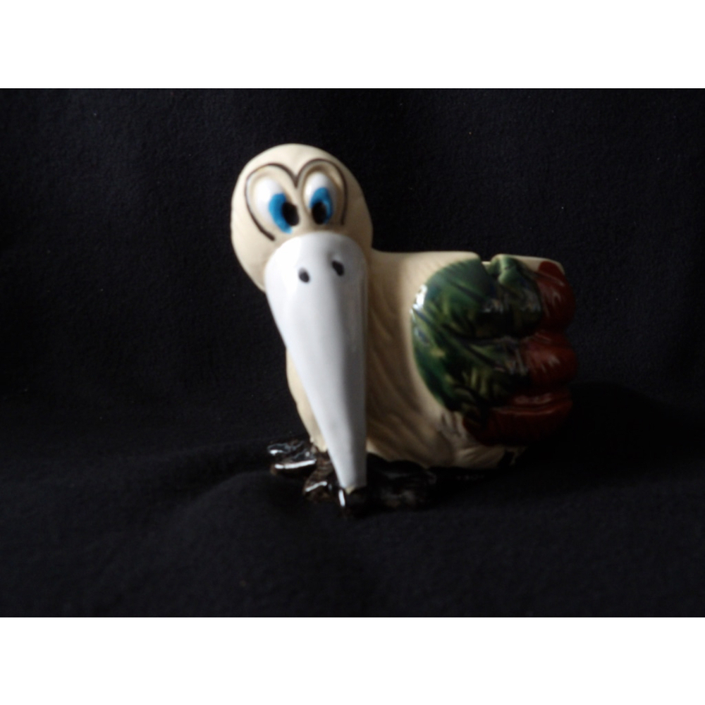 Stork Ashtray Green White - Picture 3 of 5